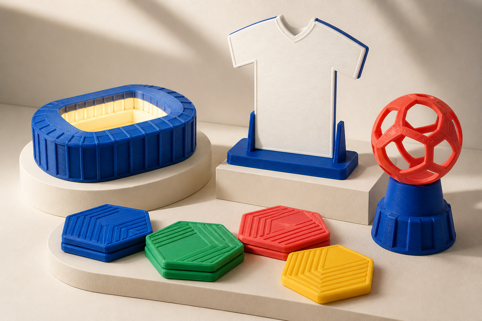 Miniestadio Luz, objeto personalizado impreso en 3D