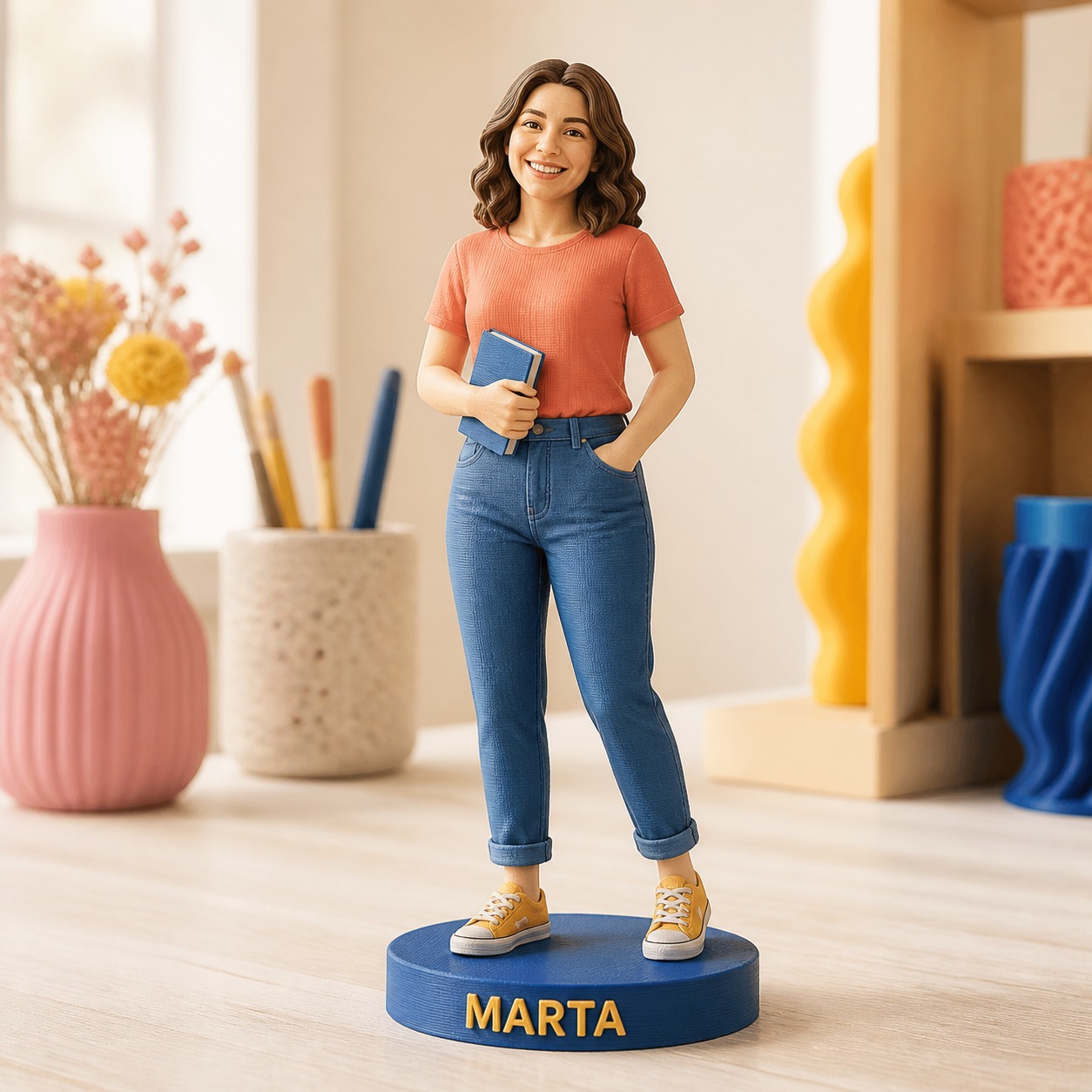 Figura 3D personalizada, producto impreso en 3D