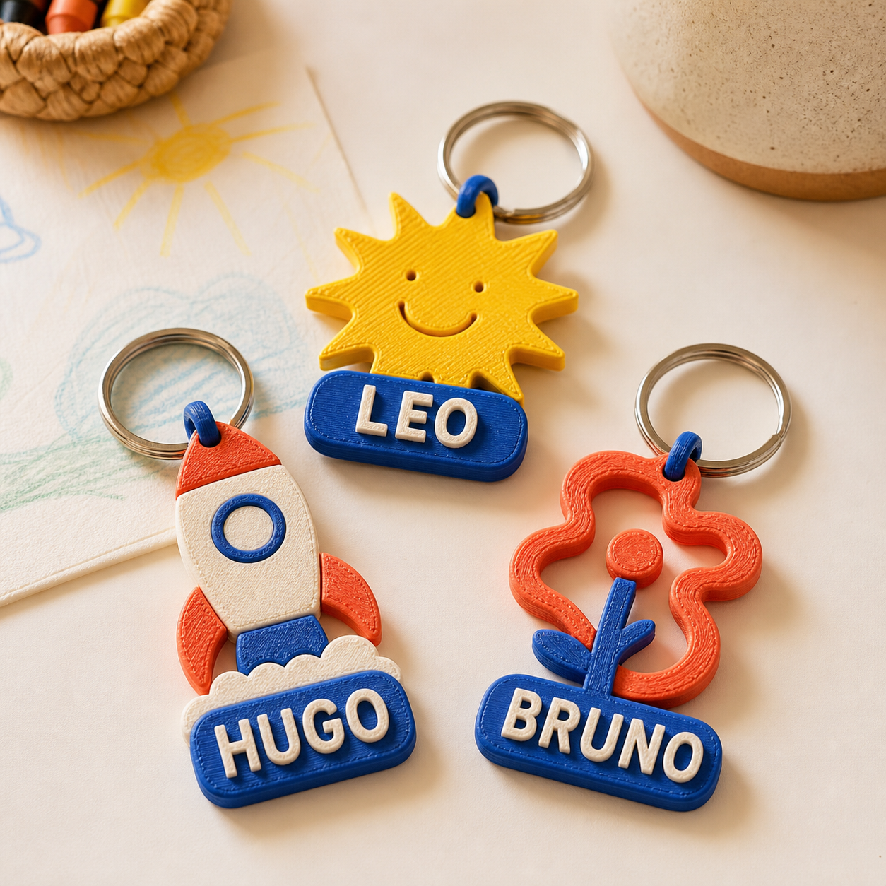 Llavero personalizado desde tu imagen, producto impreso en 3D